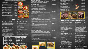 Noriega's Chicken Grill menu