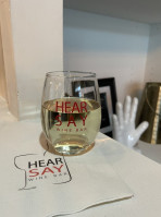 Hearsay Wine inside