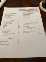 The Blue Duck Kitchen menu