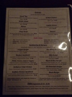 The Abbey menu