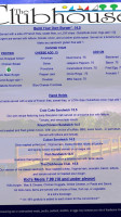 Lake Of The Woods Clubhouse menu