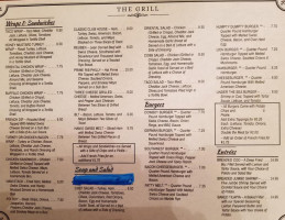 The Grill And Lounge menu
