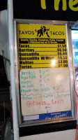 Tavos Tacos food