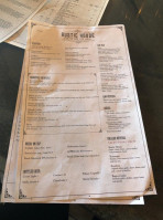 Rustic House Oyster Grill menu