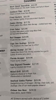 Captain Brian's Seafood Market menu