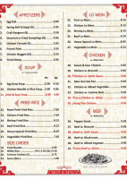 China Cafe Usa menu
