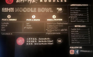 Ahha Noodles inside