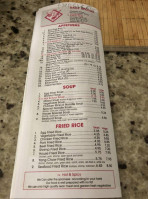 Chinese Delight menu