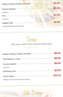 Tacos El Hermano menu