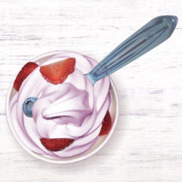 Peachwave Frozen Yogurt Gelato food