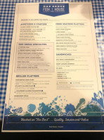 Oak Grove Fish House menu