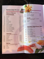 Fancy Sushi And Grill menu