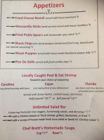 Swain Seafood Shack menu