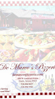 De Marco's Pizzeria Italian food