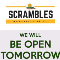Scrambles Homestyle Grill food