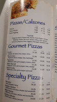 Newbury Palace Pizza menu