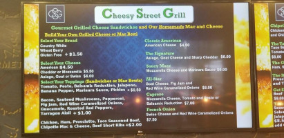 Cheesy Street Grill menu