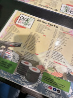 Sasa Sushi menu