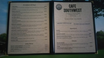 Southwest Cafe menu
