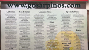 Sarpino's Pizzeria menu