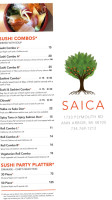 Saica menu