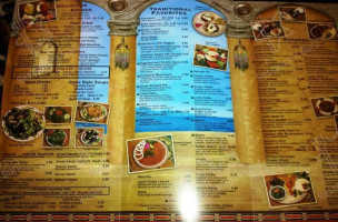 Pita Cafe menu