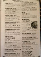 Guadalajara Restaurant menu