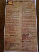 Rios menu
