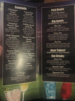 Stadiums And Grill menu