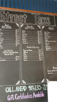 Street Tacos menu