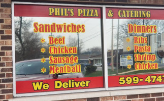 Phil's Pizza outside