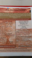 American Indian Fellowship menu