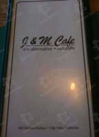 J M Cafe menu