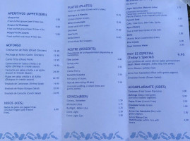 El Flamboyan menu