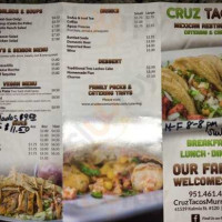 Cruz Tacos food