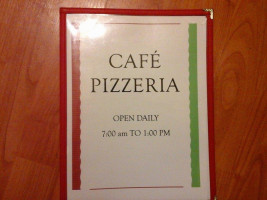 Main Street Cafe And Pizzaria menu