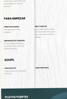 Sol Cocina Mexicana menu