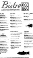 Bistro 933 menu