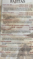 Hacienda Del Rio menu