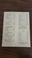 Sale Barn Cafe menu