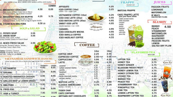 Sp Cafe menu