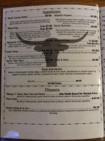 Ranch Tavern menu