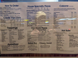 Flying Pie Pizzeria menu
