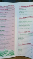 Kam's Cuisine menu