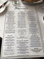 Mannino's menu