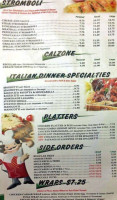 Vincent's Pizza menu