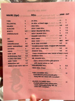 Nana San menu