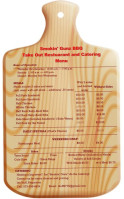 Smokin' Gunz Bbq menu
