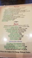 Meglio Pizzeria Incorporated menu