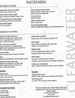 Clearwater menu